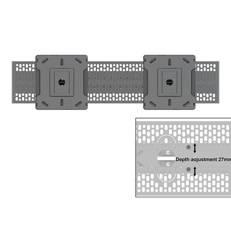 Multibrackets M Pro Series Enclosure Ceiling Mount B2B 55" Medium Black