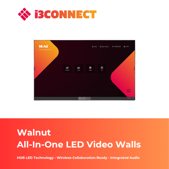i3CONNECT Walnut All-In-One LED Video Walls
