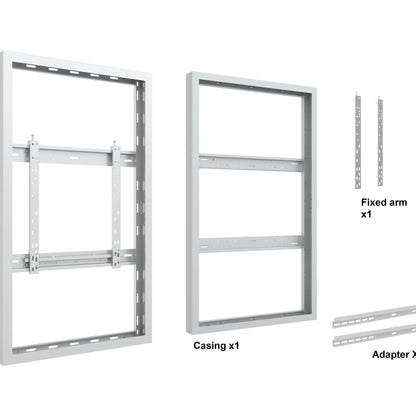 Multibrackets M Pro Series Enclosure 50" Wall Slim Medium White