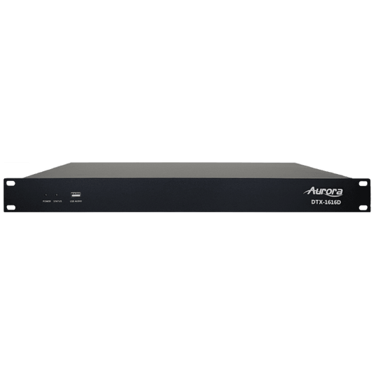 Aurora DTX-1616D 16x16 Dante DSP with 16x16 analog in and out