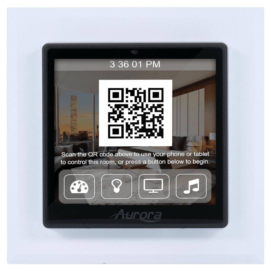 Aurora RXA-4-2G-B RXT-4WM 2 Gang Wall Adaptor Plate