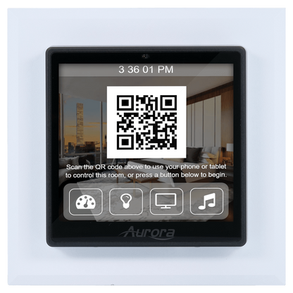 Aurora RXA-4-2G-B RXT-4WM 2 Gang Wall Adaptor Plate