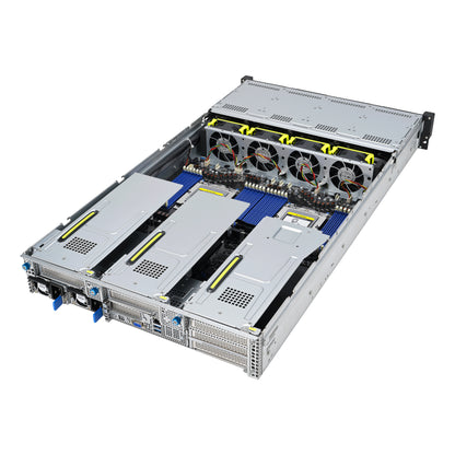 ASUS RS720A-E12-RS12 Socket SP5 Rack (2U) Black, Steel