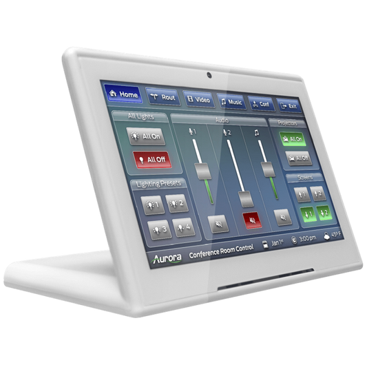 Aurora RXT-8D-W 8-desktop ReAX touch panel control system (White)