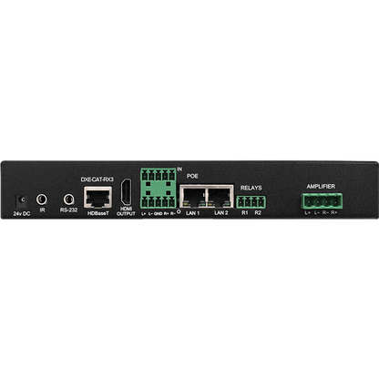 Aurora Multimedia DXE-CAT-RX3 HDBaseT Receiver w/Dual Relay & Audio