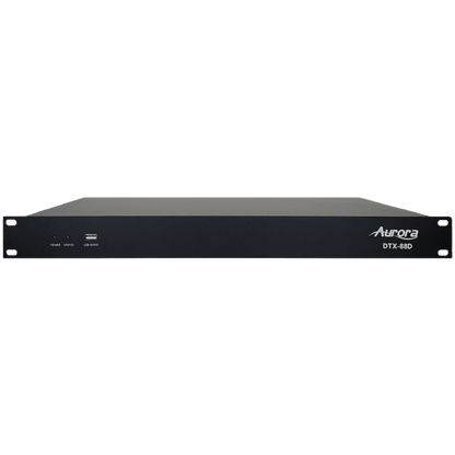 Aurora DTX-88D 8x8 Dante DSP with 8x8 analog in and out
