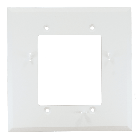 Aurora RXA-4-2G-W RXT-4WM 2 Gang Wall Adaptor Plate