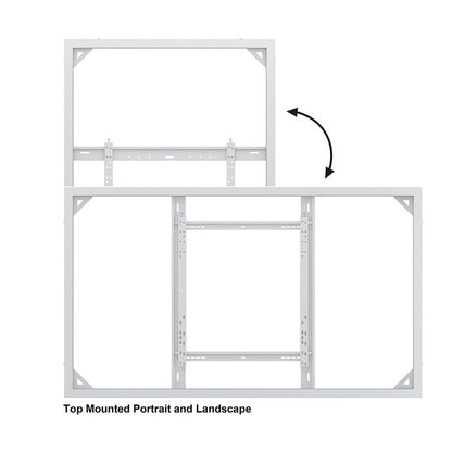 Multibrackets M Pro Series Enclosure 75" Wall Slim Medium White
