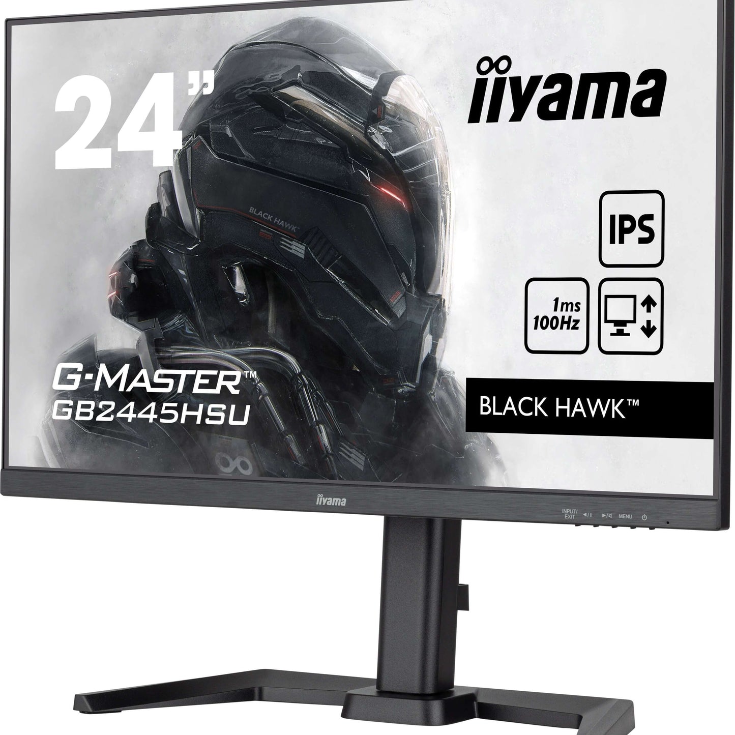 iiyama G-MASTER GB2445HSU-B2 LED display 60.5 cm (23.8") 1920 x 1080 pixels Full HD Black