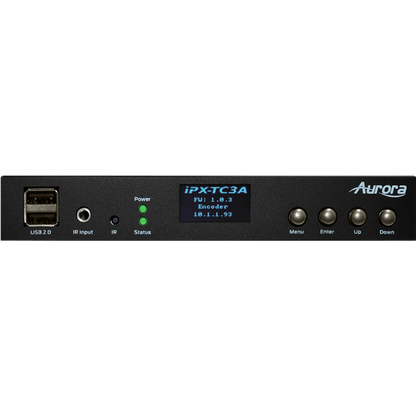 Aurora IPX-TC3A-DF-Pro 3rd Gen 4K 10Gbps AV-over-IP Transceiver Box