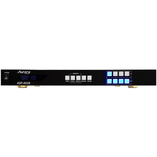Aurora Multimedia ASP-442A 4x4 HDMI 2.0A Matrix 4K60Hz UHD