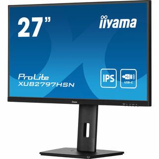 iiyama ProLite XUB2797QSU-B1 computer monitor 61 cm (24") 2560 x 1440 pixels Wide Quad HD LED Black