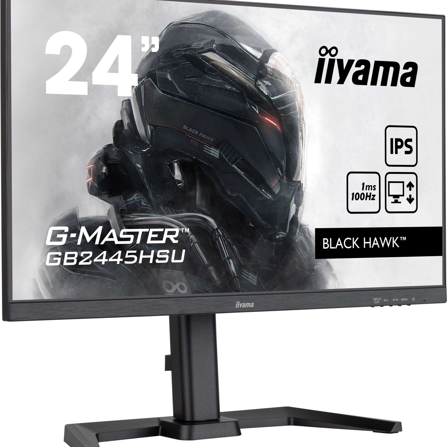 iiyama G-MASTER GB2445HSU-B2 LED display 60.5 cm (23.8") 1920 x 1080 pixels Full HD Black