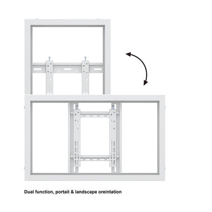 Multibrackets M Pro Series Enclosure 32" Wall Slim Small White