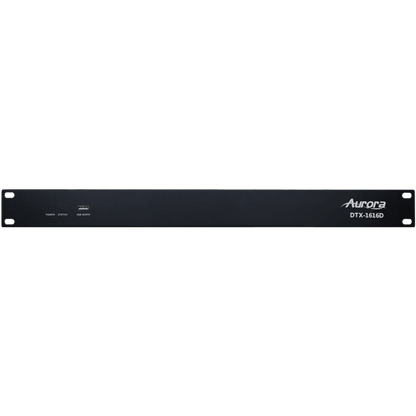 Aurora DTX-1616D 16x16 Dante DSP with 16x16 analog in and out
