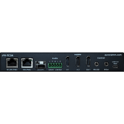 Aurora IPX-TC3A-DF-Pro 3rd Gen 4K 10Gbps AV-over-IP Transceiver Box