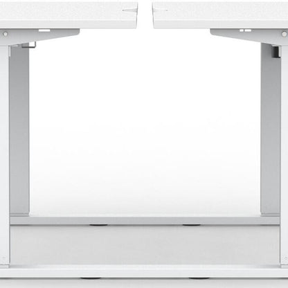 Formetiq B/H1B48S Alto 1 Back-To-Back Height Adjustable Desk with Scoop - (w) 1400 x (d) 800mm