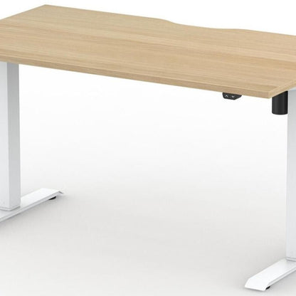 Formetiq B/H1S28S Alto 1 Height Adjustable Desk with Scoop - (w) 1200 x (d) 800mm