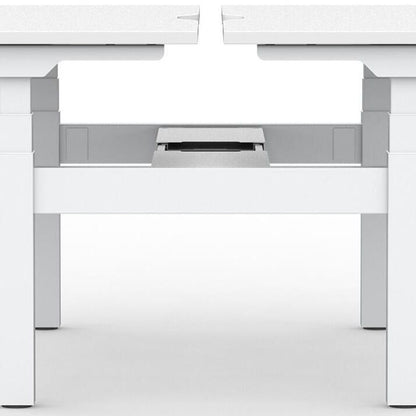Formetiq B/H2B28S Alto 2 Back-To-Back Height Adjustable Desk with Scoop - (w) 1200 x (d) 800mm