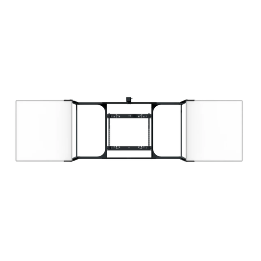 BalanceBox 988b83 Whiteboard Enamel WINX-4B 75": White, blank; white, blank