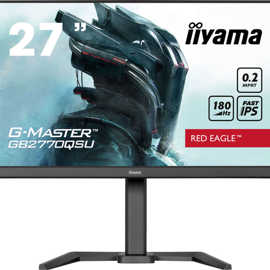 iiyama G-Master GB2770QSU-B6 27" Red Eagle Fast-IPS 0.2ms Gaming Monitor