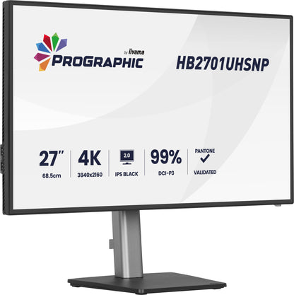 iiyama ProGraphics HB2701UHSNP-B1 27" 4K Pantone Validated Colour Display