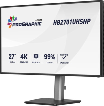 iiyama ProGraphics HB2701UHSNP-B1 27" 4K Pantone Validated Colour Display