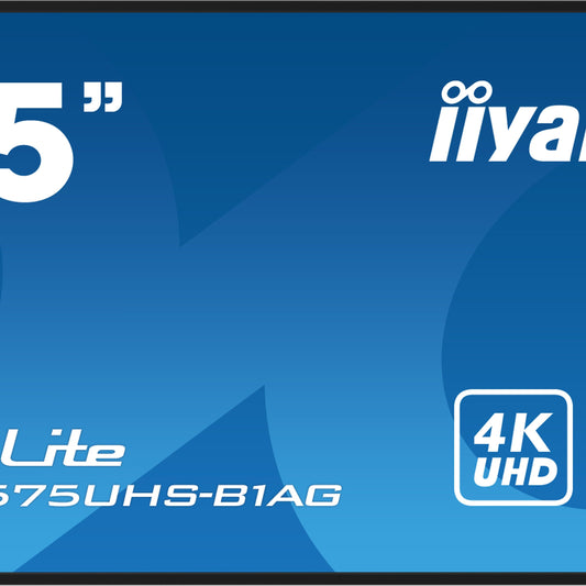 iiyama ProLite LH5575UHS-B1AG 55" IPS 4K UHD Digital Signage Display with Android OS