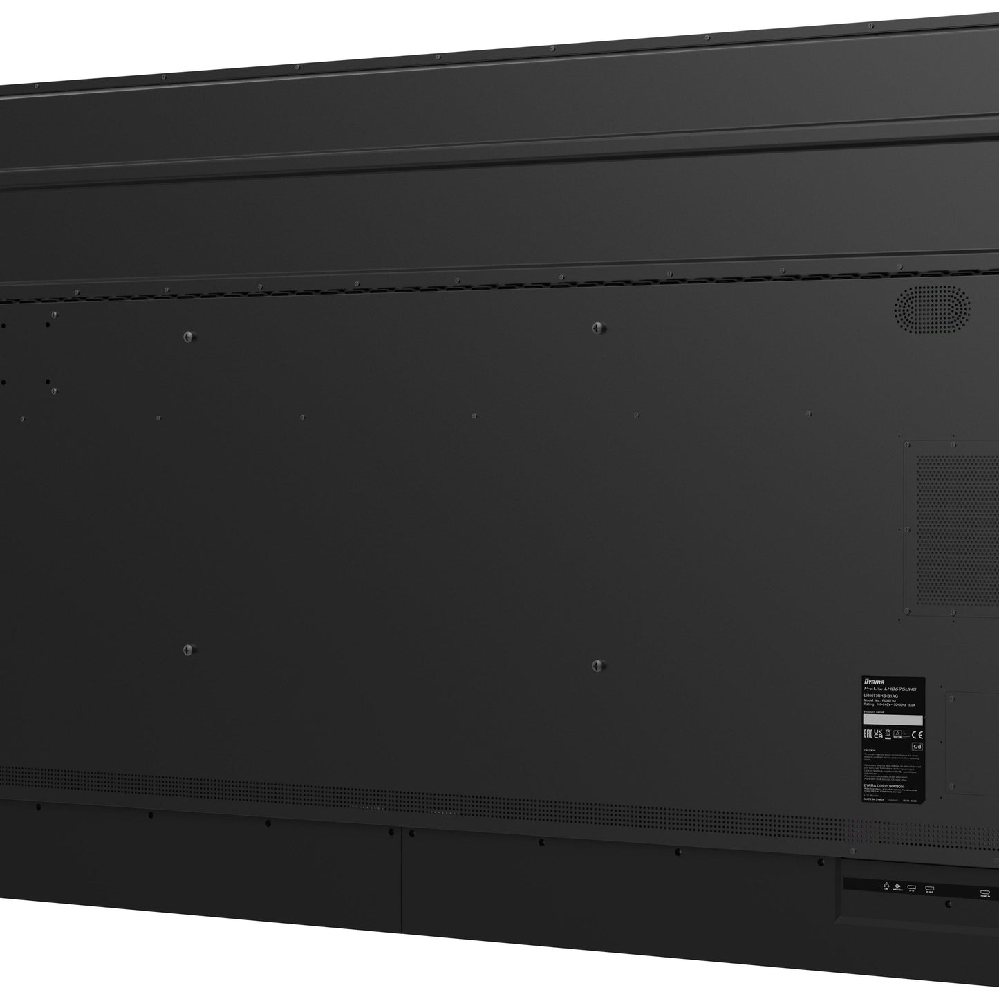 iiyama ProLite LH8675UHS-B1AG 86" 4K UHD 24/7 Display with Android OS, FailOver and Intel SDM slot