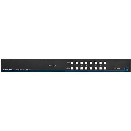 SY MUBT-88EC Set – 8×8 Professional 4K30 HDBaseT Distribution Matrix
