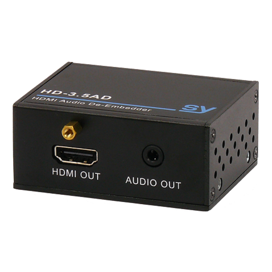 SY HD-3.5AD – HDMI 1.3 Stereo De-embedder with HDMI Repeater
