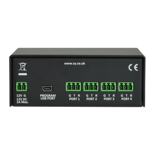 SY RSM4 4-Port Bi-Directional RS232 Serial Matrix Configurable via Device Suite