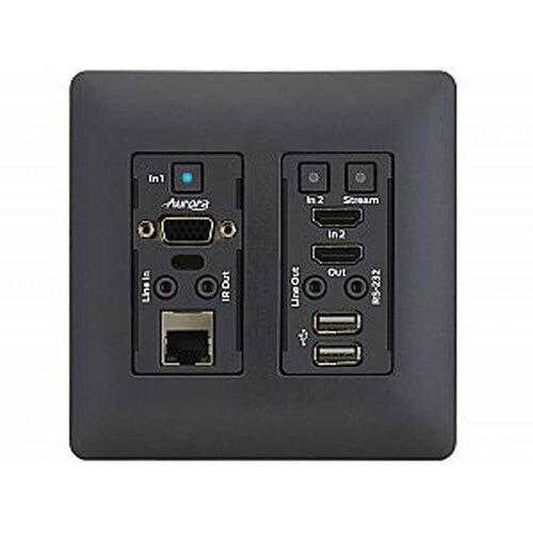 Aurora Multimedia VLX-TCW2V-C-B 4K Audio/Video Distribution WallPlate