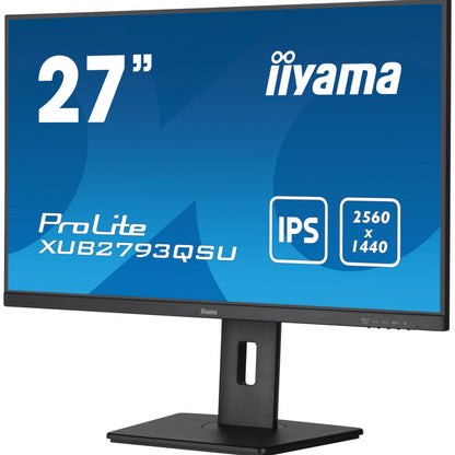 iiyama XUB2793QSU-B7 27" WQHD 2560 x 1140 IPS LED Desktop Monitor