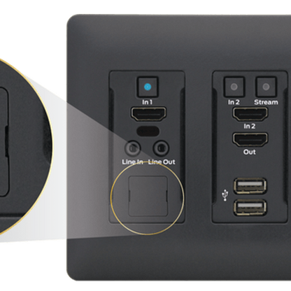Aurora IPE-LCVR-B Blank cover for LAN port (Black)