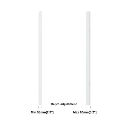 Multibrackets M Pro Series Enclosure 75" Wall Slim Medium White