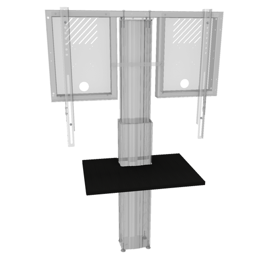 Conen FSH-SMLI Front Shelf For Light System Connects To Central Aluminum Column