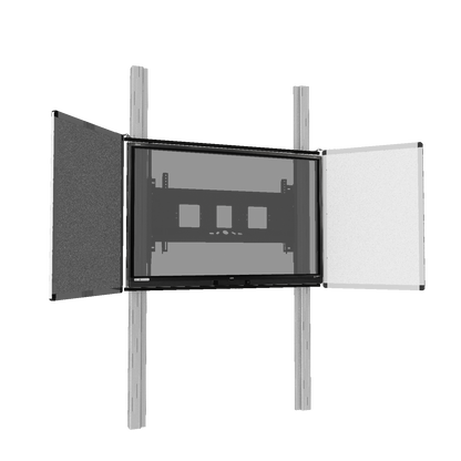 Conen PY1E-IFPD-W Wallmounted 2 Pylon System For Displays From 65-86" Electrical Height Adustable, 70 Cm Stroke