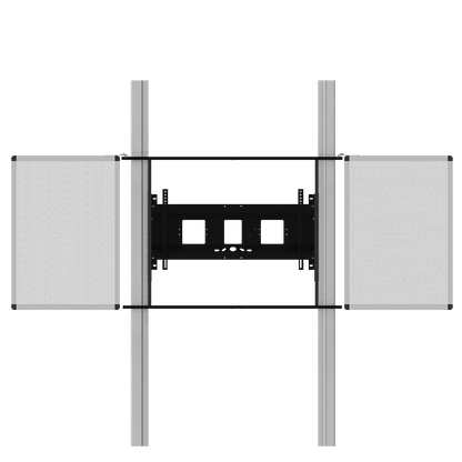 Conen PY1E-IFPD-W Wallmounted 2 Pylon System For Displays From 65-86" Electrical Height Adustable, 70 Cm Stroke