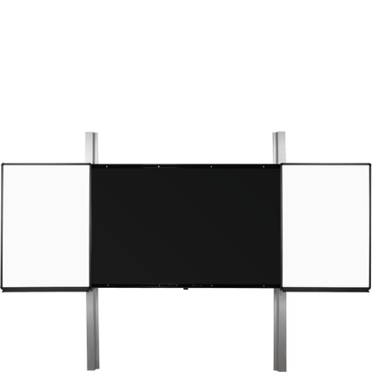 Conen PYETVBWW2RN9 Rail 2.0 - Electrically Height-adjustable Interactive Board, Monitor Wall Mount With Two Fixed, Two Movable Wings, 2900 Pylon Length