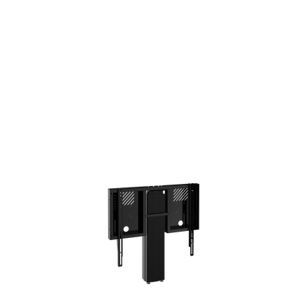 Conen RLI8050WBK Height Adjustable Monitor And Tv Wall Mount, Lite Series With 50 Cm Of Vertical Travel Column Black, Anti-collision, Low Model