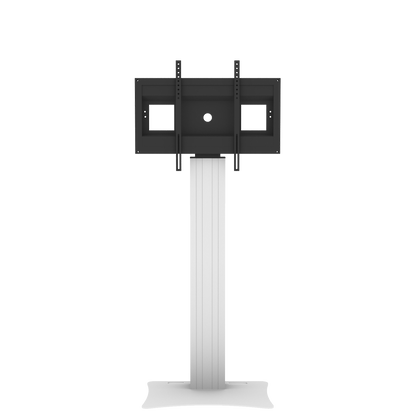 Conen SCETANHVP14 Monitor Stand And Monitor Wall Mount, Center Of Display 162 Cm Column Silver Anodized, Fixed Height, Floor Plate