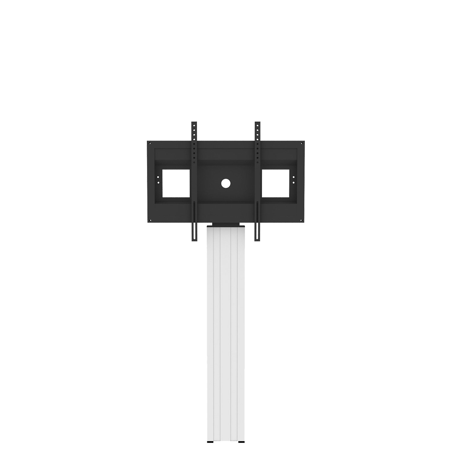 Conen SCETANHVW12 Tv And Monitor Wall Mount, Center Of Display 142 Cm Column Silver Anodized, Fixed Height