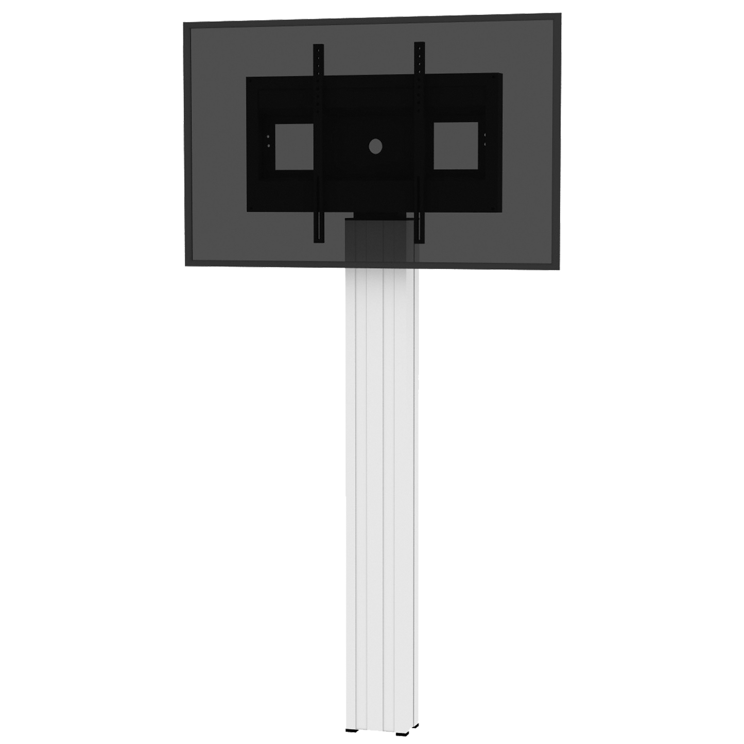 Conen SCETANHVW17 TV And Monitor Wall Mount, Center Of Display 192 Cm Column Silver Anodized, Fixed Height