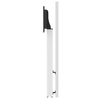 Conen SCETANHVW17 TV And Monitor Wall Mount, Center Of Display 192 Cm Column Silver Anodized, Fixed Height