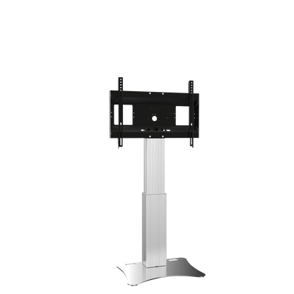 Conen SCETAPL Motorized Display Stand With 50 Cm Of Vertical Travel Column Silver Anodized, Center Of Display 98,8 - 148,8 Cm, Floor Plate