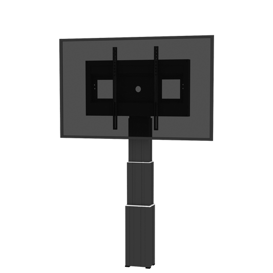 Conen SCETAW3535B Motorized Monitor Wall Mount, 70 Cm Of Vertical Travel Column Black Anodized