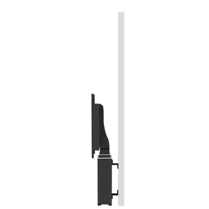 Conen SCETAW3535B Motorized Monitor Wall Mount, 70 Cm Of Vertical Travel Column Black Anodized