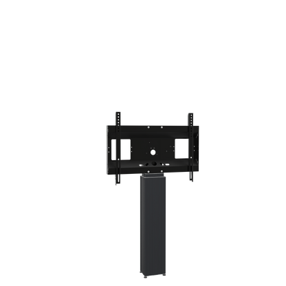 Conen SCETAWB Motorized Display Wall Mount, 50 Cm Of Vertical Travel Column Black Anodized, Center Of Display 121,5 - 171,5 Cm