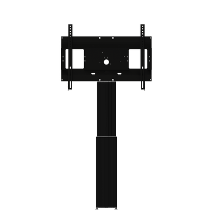 Conen SCETAWLB Motorized Monitor Wall Mount, 50 Cm Of Vertical Travel Column Black Anodized, Center Of Display 99,5 - 149,5 Cm